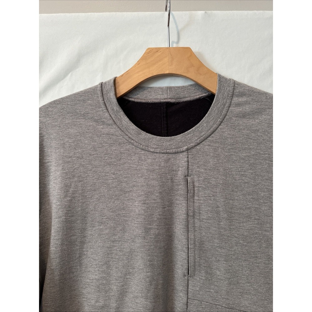 Lululemon Sweatshirt MENS XL LM3ATJS  City Sweat Crew Gray Zip Pocket Pullover
